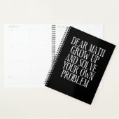 Funny Wiskunde Gezegde Planner (Display)