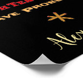 Funny Wiskunde heeft leraren problemen Poster (Hoek)