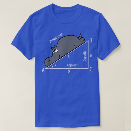Funny Wiskunde Humor Hippotenuse Hypotenuse T-shirt (Design voorkant)