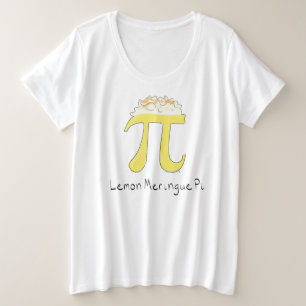 Funny Wiskunde Humor Lemon Pi Grote Maat T-shirt