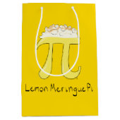 Funny Wiskunde Humor Lemon Pi Medium Cadeauzakje (Voorkant)