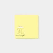 Funny Wiskunde Humor Lemon Pi Post-it® Notes (Voorkant)