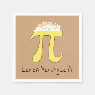 Funny Wiskunde Humor Lemon Pi Servet
