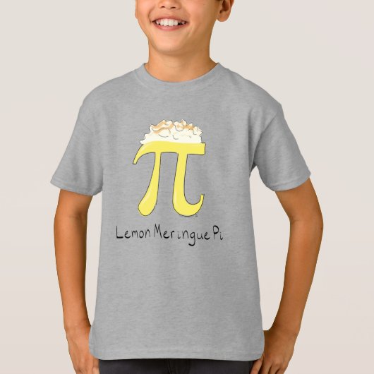 Funny Wiskunde Humor Lemon Pi T-shirt (Voorkant)