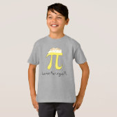 Funny Wiskunde Humor Lemon Pi T-shirt (Voorkant volledig)