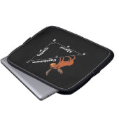 Funny Wiskunde Hypotemoose Geometry Moose Joke Pun Laptop Sleeve (Voorkant onderkant)