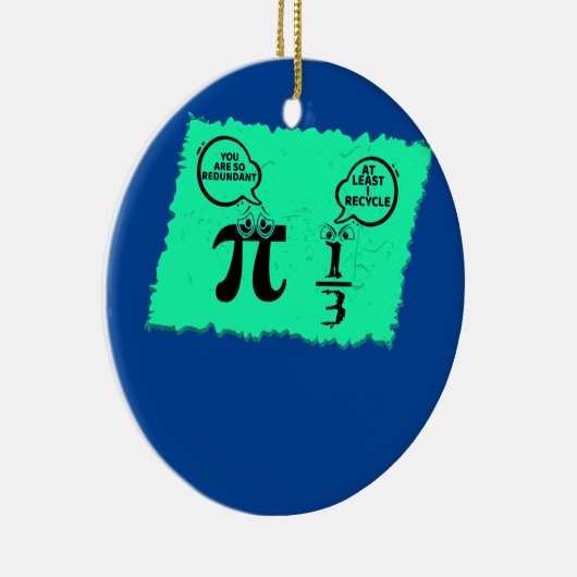 Funny Wiskunde Joke Mathematics Wiskunde Humor Stu Keramisch Ornament (Rechts)