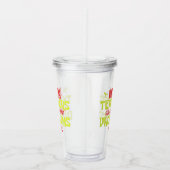 Funny Wiskunde leraar | Wiskunde Joke Acryl Drinkbeker (Rechts)