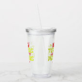 Funny Wiskunde leraar | Wiskunde Joke Acryl Drinkbeker (Links)