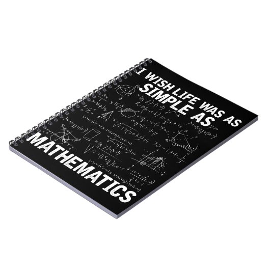 Funny Wiskunde leraar wiskunde nerd Notitieboek (Linkerzijde)