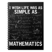 Funny Wiskunde leraar wiskunde nerd Notitieboek (Voorkant)