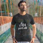 Funny Wiskunde Nerd Birthday Formula Science Fan L T-shirt<br><div class="desc">Maak kennis met onze aanpasbare, grappige verjaardagsshirts! Viel uw speciale dag in stijl met een shirt dat uniek van u is. Met onze gebruiksvriendelijke online ontwerptool kunt u een shirt voor uw verjaardag creëer dat uw persoonlijkheid en gevoel voor humor weerspiegelt. Of je nu een gedurfde verklaring wilt afleggen of...</div>