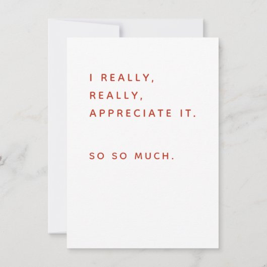 Funny Wiskunde Nerd Hartelijk dank, Nummer Pi Bedankkaart (Achterkant)