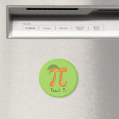 Funny Wiskunde Peach Pi-symbool Magneet (Insitu (Vaatwasser))