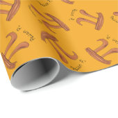 Funny Wiskunde Pecan Pi Thanksgiving Herfst Cadeaupapier (Rol Hoek)