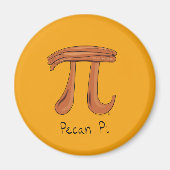 Funny Wiskunde Pecan Pi Thanksgiving Herfst Magneet (Voorkant)