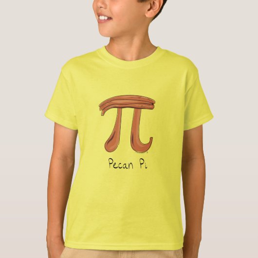 Funny Wiskunde Pecan Pi Thanksgiving Herfst T-shirt (Voorkant)