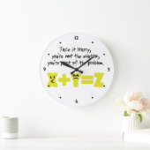 Funny Wiskunde Probleem Grote Klok (Huis)