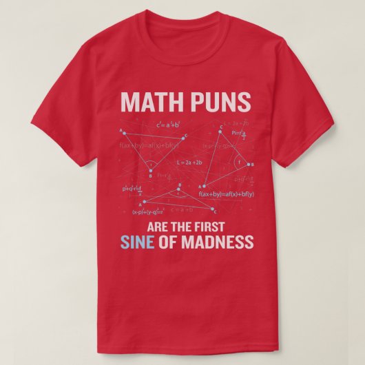 Funny Wiskunde Pun Calculus Geometry Teacher Gag G T-shirt (Design voorkant)