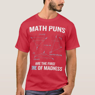 Funny Wiskunde Pun Calculus Geometry Teacher Gag G T-shirt