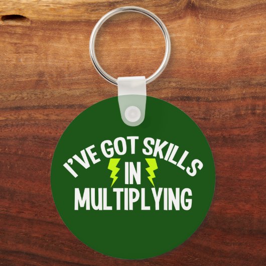 Funny Wiskunde Sleutelhanger (Achterkant)