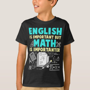 Funny Wiskunde Teacher Joke Wiskunde Geek School T-shirt