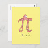 Funny Wiskunde Teacher Octopus Briefkaart (Voorkant / Achterkant)