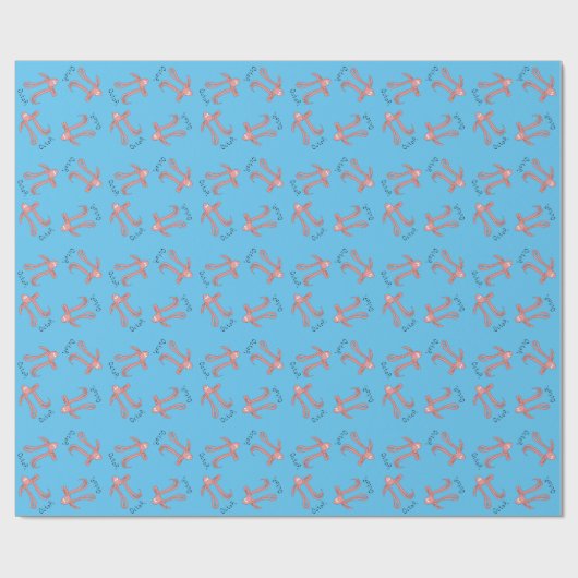 Funny Wiskunde Teacher Octopus Cadeaupapier (Vlak)