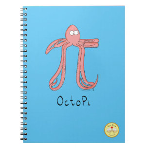 Funny Wiskunde Teacher Octopus Notitieboek