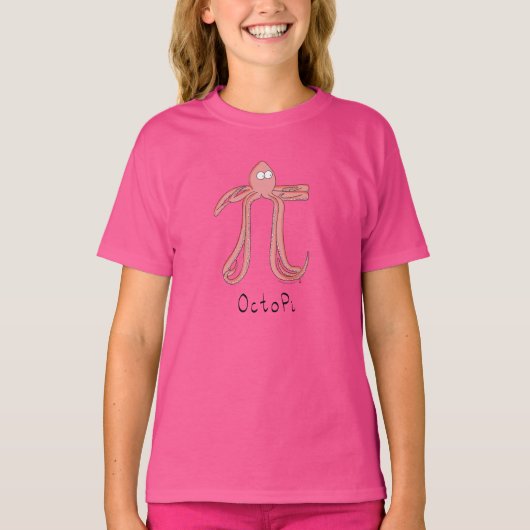 Funny Wiskunde Teacher Octopus T-shirt (Voorkant)