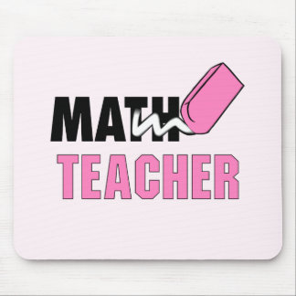 Funny Wiskunde Teacher Pink Eraser Muismat