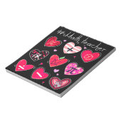 Funny Wiskunde Teacher Valentijnsdag Pi Wiskunde L Notitieblok (Linkerzijde)