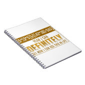 Funny Wiskunde vergelijking T-Shirt I Hate Wiskund Notitieboek (Rechterzijde)