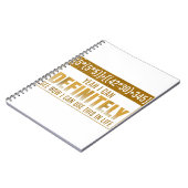 Funny Wiskunde vergelijking T-Shirt I Hate Wiskund Notitieboek (Linkerzijde)