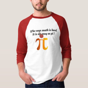 Funny Wiskunde Wiz, Wordplay Pi Pun even gemakkeli T-shirt