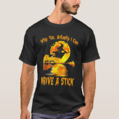 Funny Witch Halloween Why Yes Actually I Can Drive T-shirt (Voorkant)