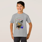 Funny Witch Toad Cartoon Humor Cust. T-Shirt (Voorkant volledig)