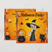 Funny Witches Brew Halloween Party nodigt uit Kaart (Voorkant / Achterkant)