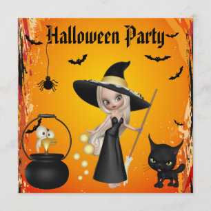 Funny Witches Brew Halloween Party nodigt uit Kaart