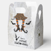 Funny Witches Legs Wied Halloween Bedankdoosjes (Geopend)