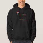 Funny Witty Matching kerst Exterior Illuminati Hoodie (Voorkant)