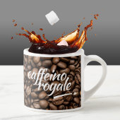 Funny Witty Pun Caffeino Royale Espresso Kop