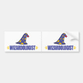 Funny Wizard Bumpersticker (Voorkant)