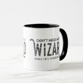 Funny Wizard Coffee-Mok Mok (Voorkant rechts)