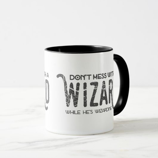 Funny Wizard Coffee-Mok Mok (Voorkant rechts)