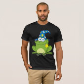 Funny Wizard Frog T-shirt (Voorkant volledig)