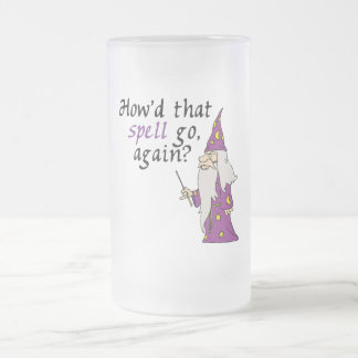 Funny Wizard Matglas Bierpul