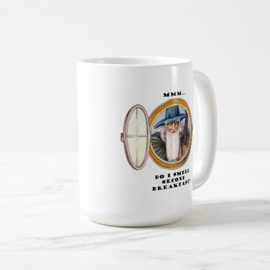 Funny Wizard Tweede ontbijt Mok (Voorkant rechts)