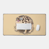 Funny woestijn regen kikker cartoon illustratie bureaumat (Keyboard & Muis)