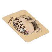 Funny woestijn regen kikker cartoon illustratie magneet (Rechterzijde)